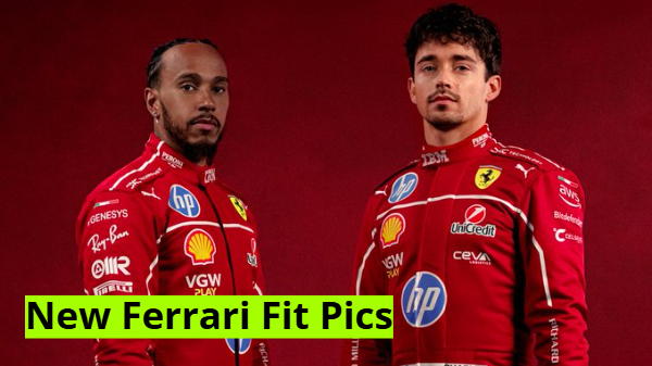 Charles Leclerc in new Ferrari outfit Photo Credit F1 X