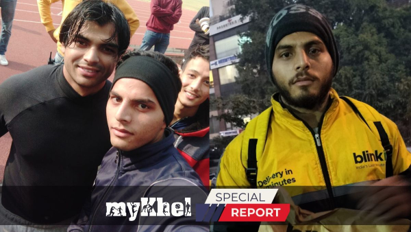 Neeraj Chopra Blinkit delivery Piyush Bhardwaj