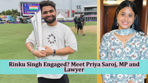 Rinku Singh Gets Engaged Meet Priya Saroj MP Lawyer and Entrepreneur with a Net Worth of 11 3 Lakh
