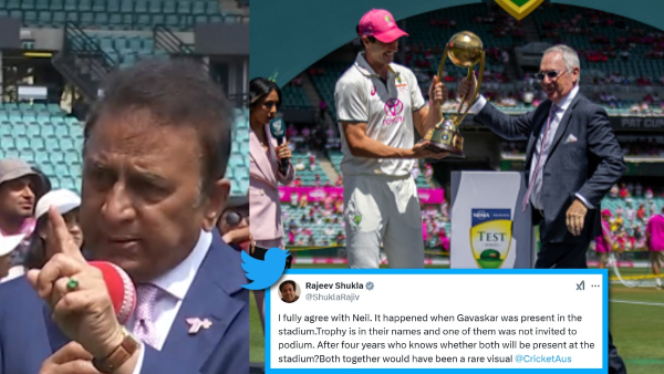 Sunil Gavaskar BGT presentation cermony snub