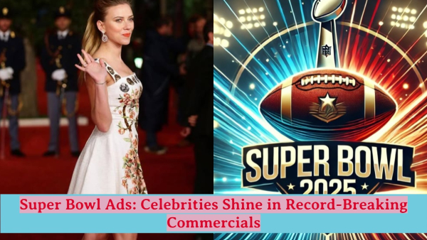 Scarlett Johansson featured in Super Bowl ad image via instag scarlett and super bowl2025
