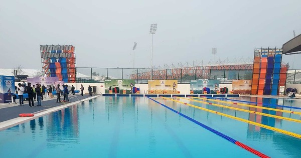 Swimmers schedule in disarray hockey turf in Roshnabad yet to be cleaned