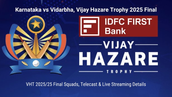 Vijay Hazare Trophy Final - All You Need To Know Image Courtesy BCCI Domestic X Handle