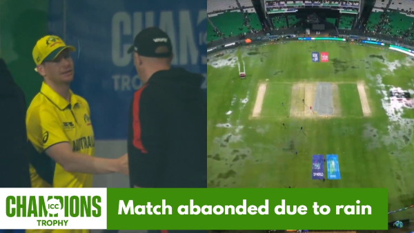 Champions Trophy 2025 Australia Afghanistan washed out