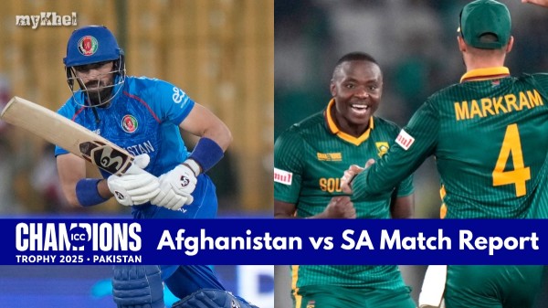 Afghanistan vs South Africa Champions Trophy 2025 Proteas Outclass Afghans in 107-Run Win as Rickleton amp amp Rabada Shine
