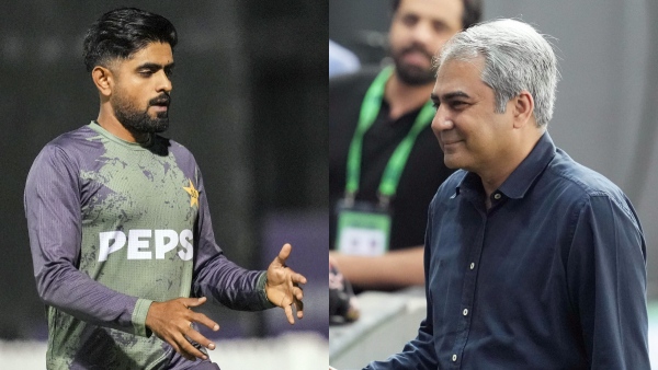 Babar Azam and Mohsin Naqvi