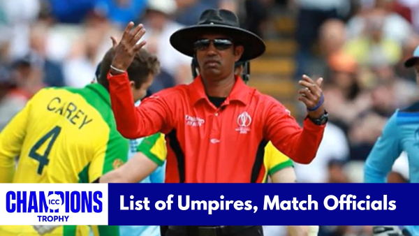 Champions Trophy 2025 Umpires