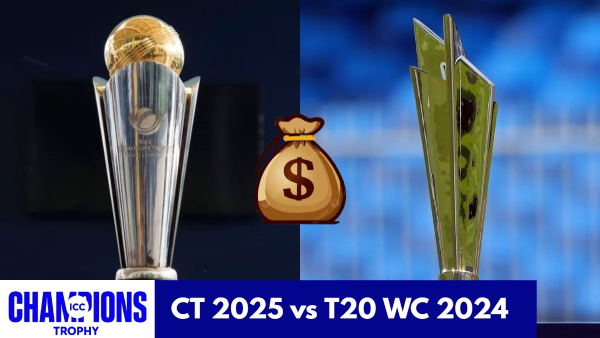 Champions Trophy 2025 vs T20 World Cup 2024 Prize Money Comparison