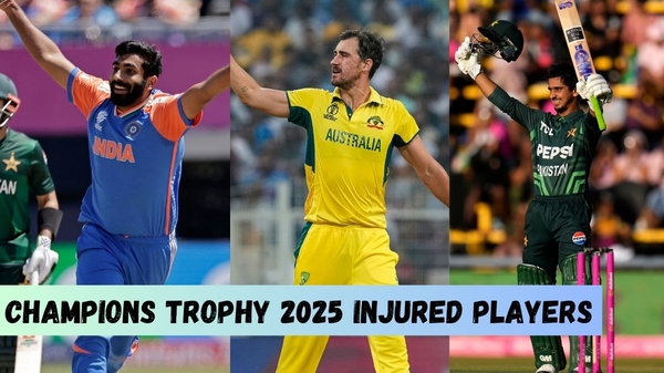 Champions Trophy 2025 Jasprit Bumrah to Pat Cummins - Players Ruled Out with Injuries Champions Trophy 2025 Jasprit Bumrah to Pat Cummins - Players Ruled Out with Injuries