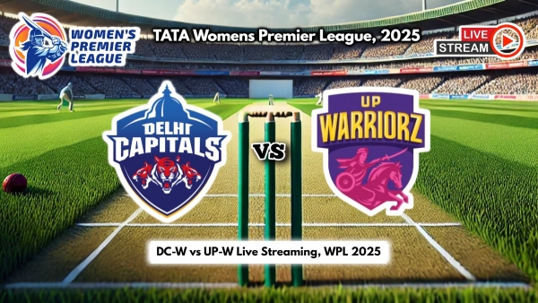 DC-W vs UP-W Live Streaming WPL 2025