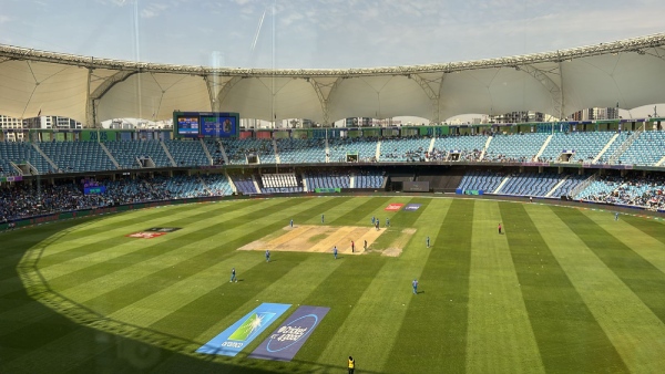 Dubai International Stadium stands empty during India vs Bangladesh Champions Trophy 2025 clash
