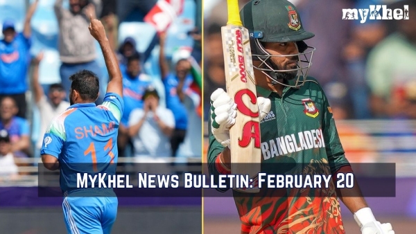 Sports Bulletin of February 20 From Mohd Shami Becoming Fastest Indian to 200 ODI Wickets To Towhid Hridoy Shining With Maiden Ton On Champions Trophy Debut