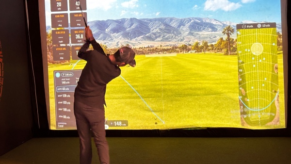 A teenager experiencing the simulation zone