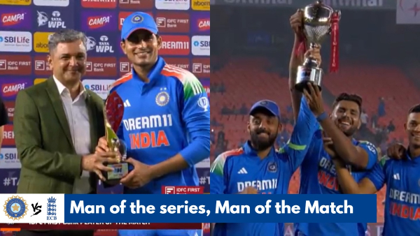 India vs England 3rd ODI Award Winners