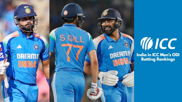 India in ICC Men s ODI Batting Rankings Shubman Gill Claims Top Spot Rohit Sharma Holds Top 3 Shreyas Iyer Enters Top 10
