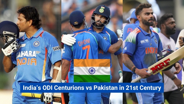 Sachin Tendulkar MS Dhoni Yuvraj Singh and Virat Kohli feature on India s ODI Centurions Against Pakistan in 21st Century
