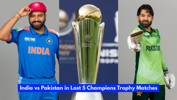 India vs Pakistan last 5 Champions Trophy matches flashback