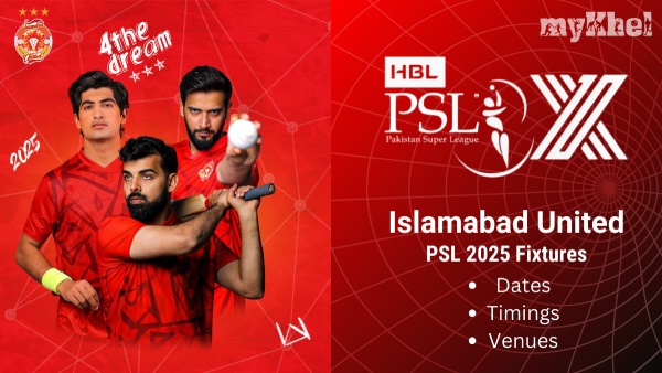 Islamabad United Schedule for PSL 2025