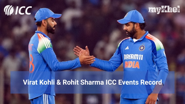 Virat Kohli and Rohit Sharma ICC events record and stats