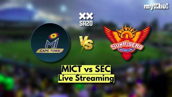 MICT vs SEC Live Streaming SA20 2025 MI Cape Town vs Sunrisers Eastern Cape Live Telecast in India South Africa Bangladesh UK More