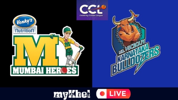 Mumbai Heroes vs Karnataka Bulldozers Live Score