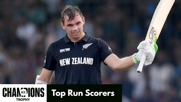 Most Runs in Champions Trophy 2025 Tom Latham