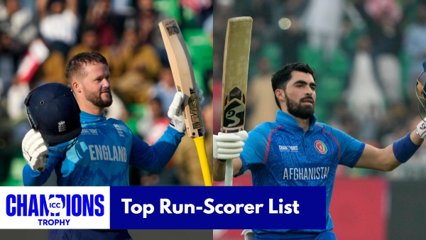 Most Runs in Champions Trophy 2025 - Ben Duckett Ibrahim Zadran