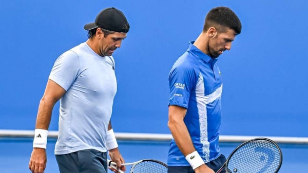 Novak Djokovic and Fernando Verdasco