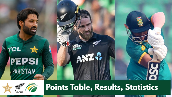 Pakistan Tri-Nation Series 2025 Points Table Result Schedule Most Runs Most Wickets