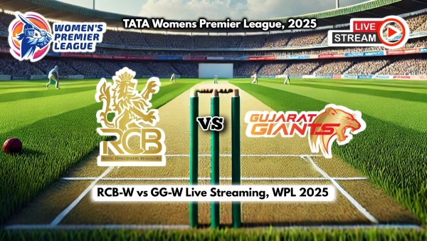 RCB-W vs GG-W Live Streaming WPL 2025