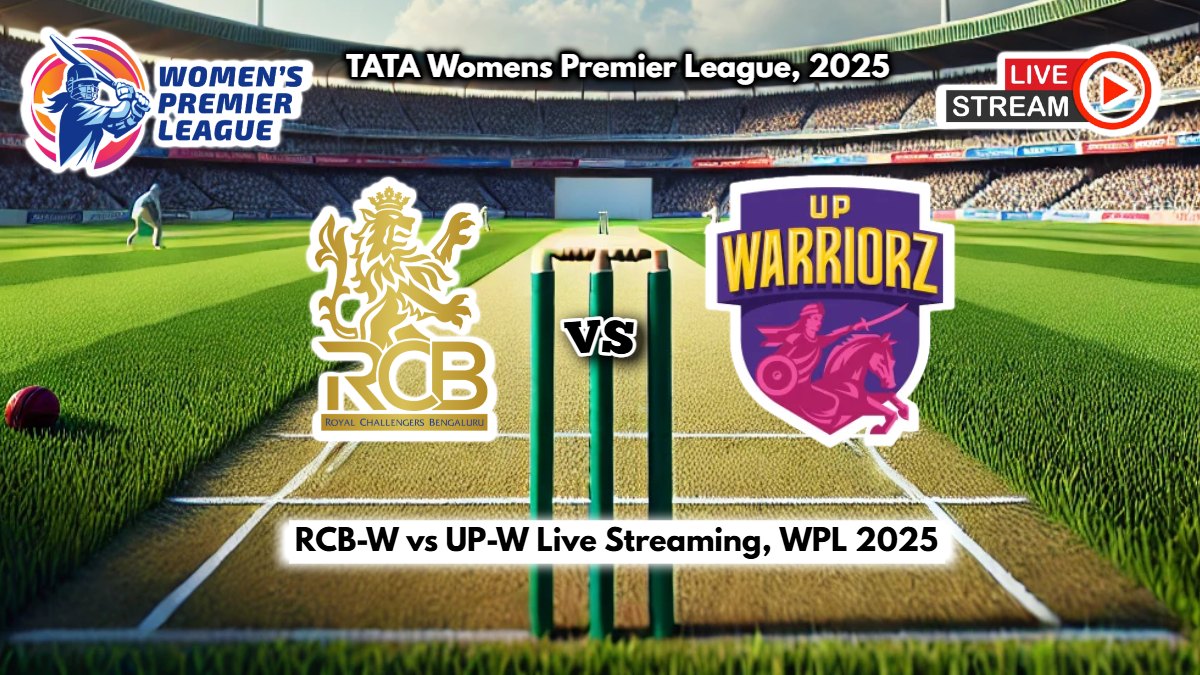 RCB-W vs UP-W Live Streaming