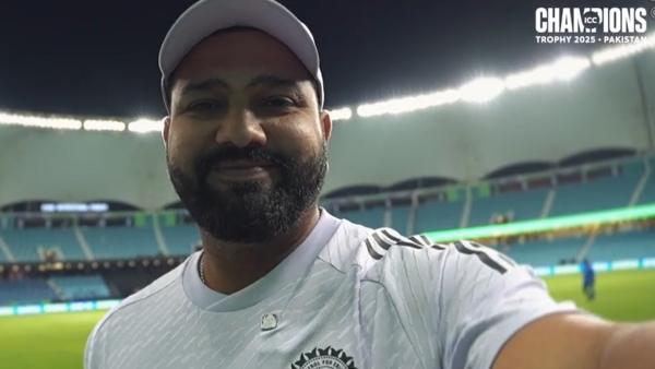 Rohit Sharma with a message to fans before India begin Champions Trophy 2025 journey Image Courtesy BCCI X Handle