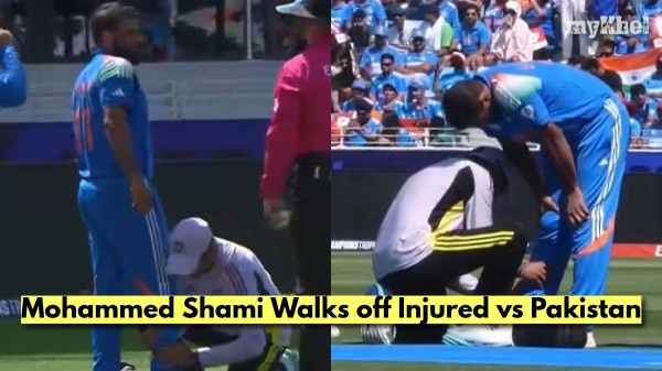 India vs Pakistan Mohammed Shami Walks off Injured with Ankle Pain After Fifth Over in Champions Trophy 2025