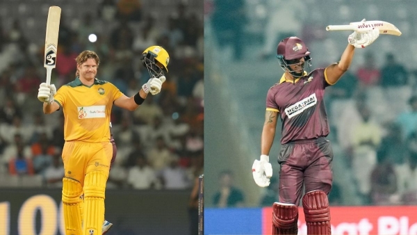 IML 2025 Simmons 44-ball 94 Helps West Indies Masters Beat Australia in Big Run Chase Shane Watson Ton Goes In Vain