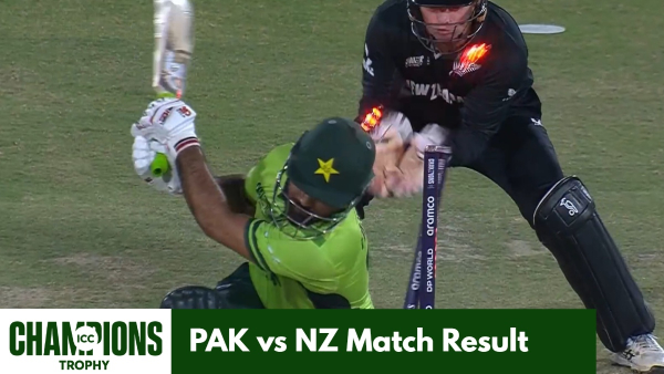 Who Won Yesterday s Champions Trophy 2025 Match Pakistan vs New Zealand February 19