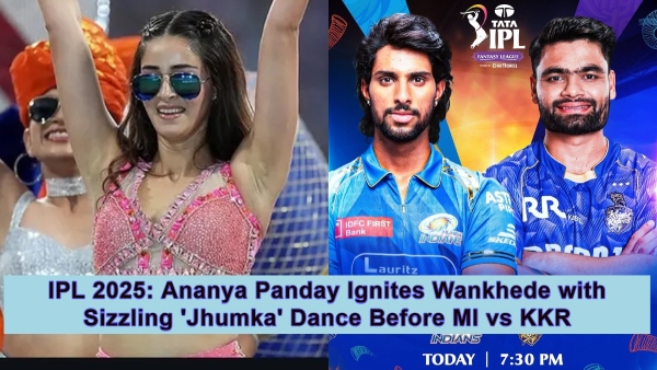IPL 2025 Ananya Panday Turns Up the Heat at Wankhede