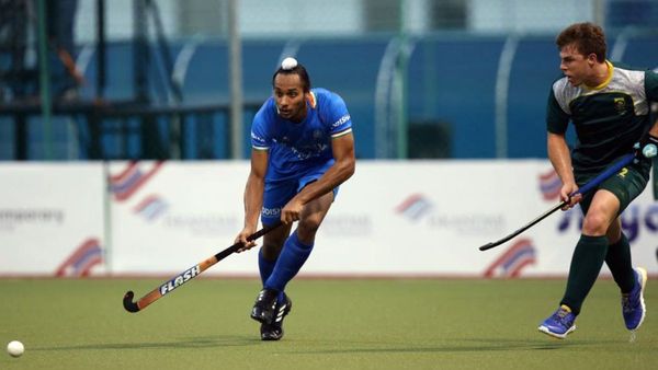 Angad Bir Singh reflects on his India debut Image Courtesy Hockey India