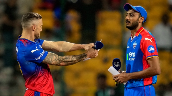 Axar Patel and Faf Du Plessis