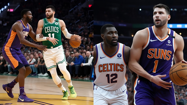 Celtics vs Suns Image Created using AI