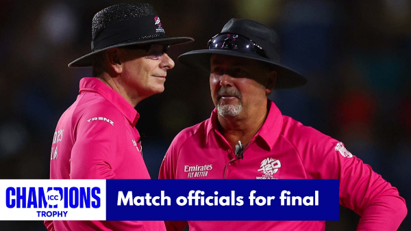 IND vs NZ Champions Trophy Final 2025 Umpires