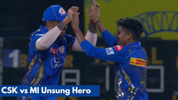 csk vs mi unsung hero vignesh puthur ipl 2025