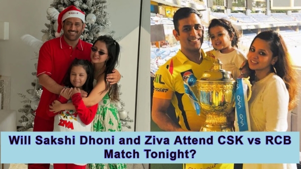 IPL 2025 Will Sakshi Dhoni and Ziva Attend CSK vs RCB Match Tonight
