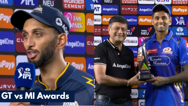 GT vs MI Award Winners IPL 2025 GT vs MI Award Winners IPL 2025