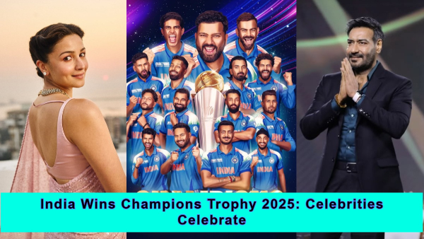 India Wins ICC Champions Trophy 2025 Celebrities Celebrate