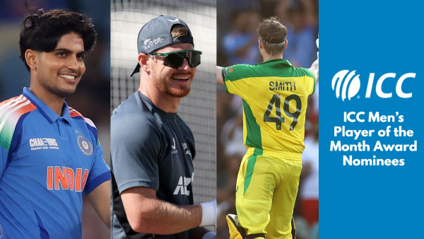 ICC Men s Player of the Month Award Nominees Shubman Gill Glenn Phillips or Steve Smith Who Deserves the Prestigious Title