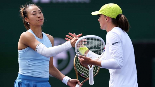 Iga Swiatek defeated Zheng Qinwen to reach Indian Wells semi-finals