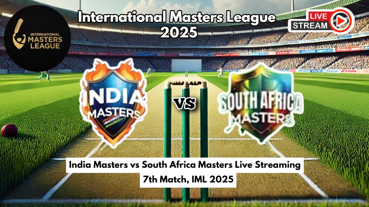 India Masters vs South Africa Masters Live Streaming, IML 2025: How to Watch IND vs SA on TV and Online?