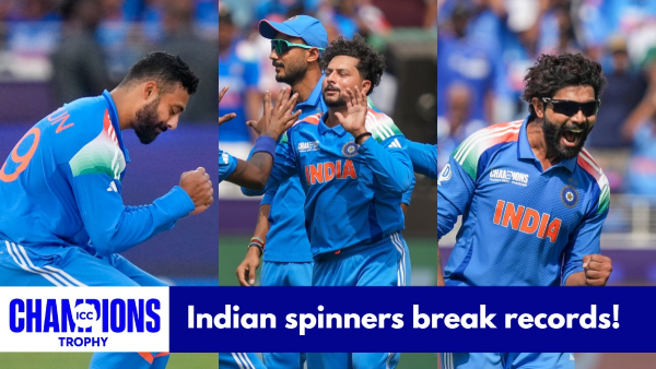 Indian spinners Champions Trophy 2025 final Kuldeep yadav Ravindra Jadeja Varun Chakravarthy Axar patel