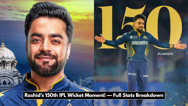 IPL 2025 Rashid Khan Becomes Third-Fastest to 150 Wickets Joins Malinga and Chahal in Elite Club