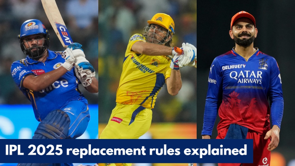 IPL 2025 players replacement rules csk mi rcb kkr